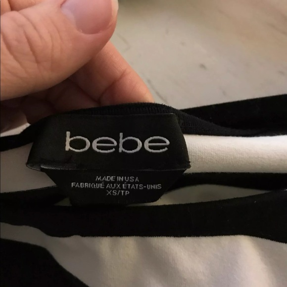 Bebe Peplum Top - Picture 2 of 2